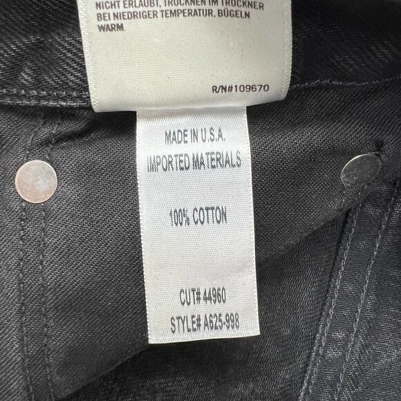 New Agolde Men Jeans US 31 Back Tapered Slim Fit Denim Washed Casual Cotton - Picture 13 of 14